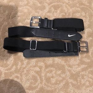 Adjustable one size fits all baseball belts 2 set